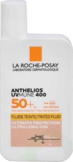 La Roche-Posay Anthelios UVmune 400 Tinted Fluid SPF50+ 50 ml - Solkrem for Ansiktet