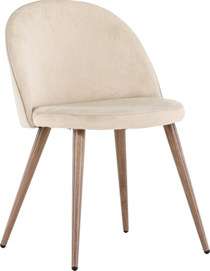 Venture Design Velvet spisestol Beige Beige Venture Design Velvet spisestol Beige Beige