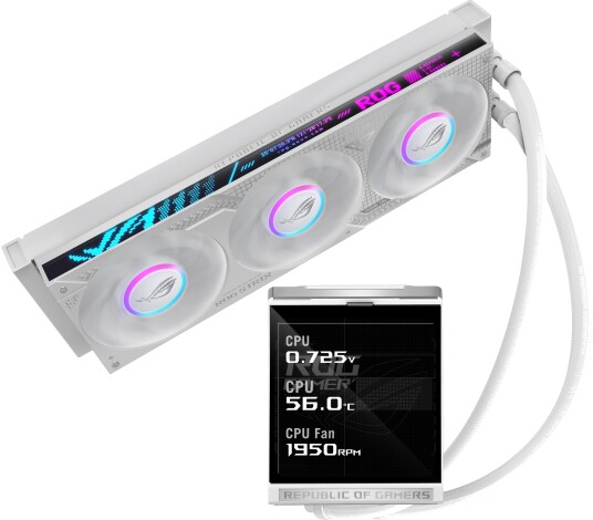 ASUS ROG Strix LC IV 360 ARGB LCD Hvit 90RC01M2-B0EAY0 ASUS ROG Strix LC IV 360 ARGB LCD Hvit 90RC01M2-B0EAY0