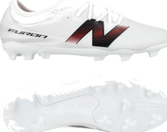 New Balance Furon v9 Team FG Core Hvit/Svart/rød Barn Gress (FG) størrelse 36 New Balance Furon v9 Team FG Core Hvit/Svart/rød Barn Gress (FG) størrelse 36