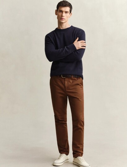 GANT Slim Classic Chinos Brown 29 x 32
