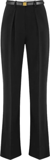 Elisabetta Franchi Dame Bukser Svart M, Elisabetta Franchi Dame Bukser Svart M,