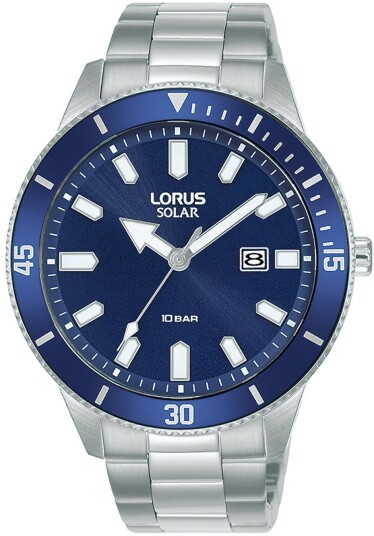 Lorus Herreklokke RX313AX9 Sports Blå/Stål Ø43 mm Lorus Herreklokke RX313AX9 Sports Blå/Stål Ø43 mm