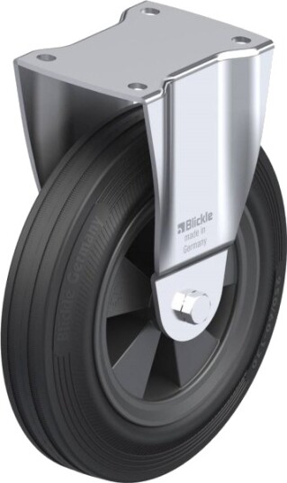 Blickle 577932 Bh-Vpp 250R Fast Hjul, Hjuldiameter 250 Mm, Bæreevne Maks. 295 Kg, 1 Stk