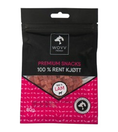 Wovv Lam Hundegodbiter 80 g - Belønningssnacks for hunder Wovv Lam Hundegodbiter 80 g - Belønningssnacks for hunder