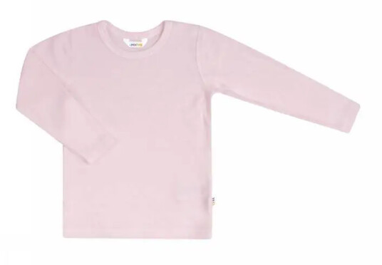 Lyserosa overdel i bambus | Joha | Barn | Søtt rosa | størrelse 120 | 96% Viscose(Bambus) og 4 Lycra til