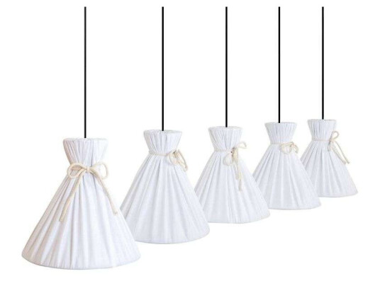 Envostar Lola 5 Pendel White/Beige/Black