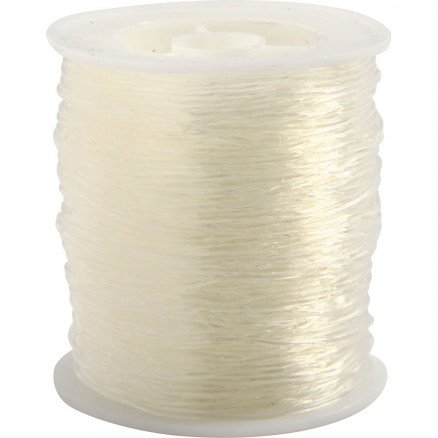 Diverse Elastisk smykketråd tykkelse 1 mm 50 m