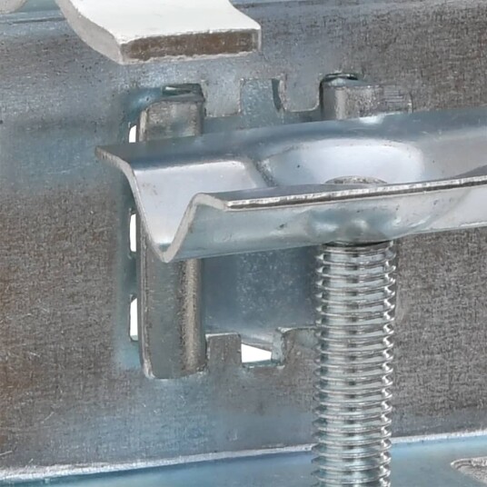 Parasollklemmer for balkong 2 stk 32 mm galvanisert stål 4003384