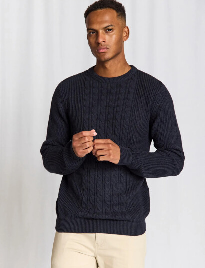 Bruun & Stengade Bs Adriano Regular Fit Knitwear Black L Bruun & Stengade Bs Adriano Regular Fit Knitwear Black L