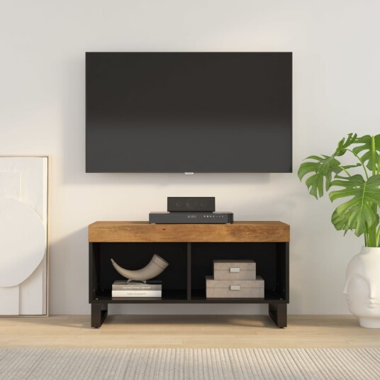  TV benk 85x33x43,5 cm heltre mango