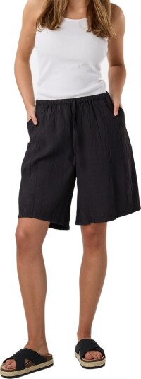 Seaside Savannah Crinkle Bermuda Shorts W