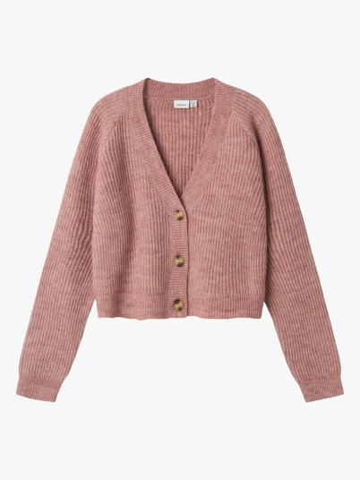 Name It Holly Boxy Short Knit Card Rosa 134/140 Name It Holly Boxy Short Knit Card Rosa 134/140