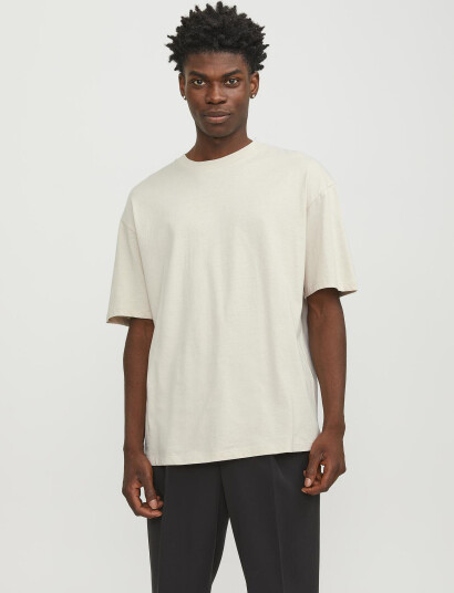 Jack & Jones Jjebradley Tee Ss O Neck Noos Beige L Jack & Jones Jjebradley Tee Ss O Neck Noos Beige L