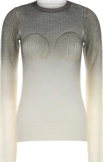 Maison Margiela Dame Strikkevarer Beige S, Maison Margiela Dame Strikkevarer Beige S,