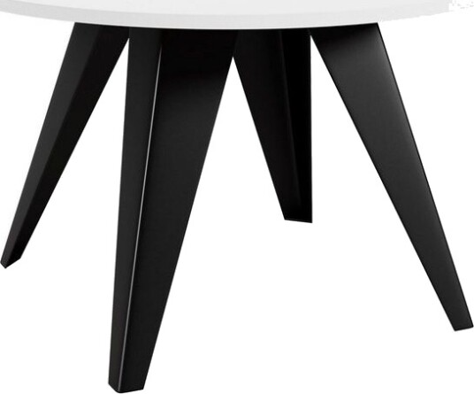 Festus Sofabord 75 cm - Svart/Hvit