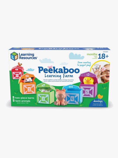 Lerningsleketøy - Peekaboo Bondegård - Rosa - Learning Resources