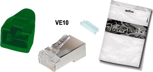 Shiverpeaks Bs72057 G 10 Rj 45 Grønn Cat5e/6 Gull 10 Stykker