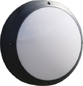 Fuldmåne Med Sensor LED 13W 230V Antrasitt Fuldmåne Med Sensor LED 13W 230V Antrasitt