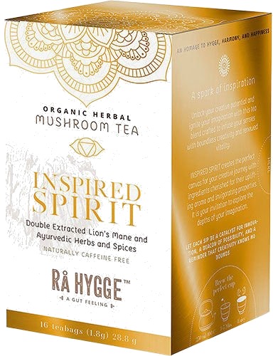 Rå Hygge RåHygge Inspired Spirit Lion s Mane Herbal Tea Ø 16 Poser