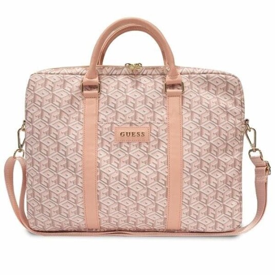 Guess GCube Stripes 16" Laptopveske Rosa