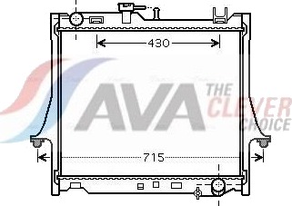 AVA COOLING SYSTEMS IS2025 Radiator motorkjøling