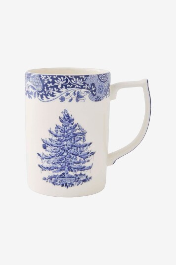 Spode - Krus 0,34 l Blue Italian Christmas Tree - Blå