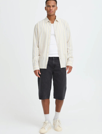 Blend Bhflake Loose Denimshorts   Grey   XXL