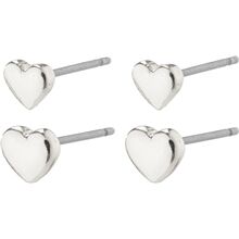 Pilgrim 66231-6003 AFRODITTE Heart Earrings 2-In-1 Set 1 set