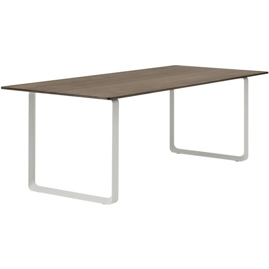 Muuto 70/70 Bord 90x225 Cm Massiv Røkt Eik / Spisebord & Barbord Grå 65206