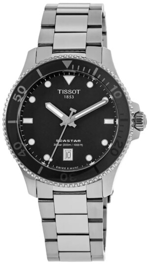 Tissot Dameklokke T120.210.11.051.00 T Sport Seastar Sort/Stål Ø36