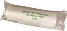 Frysepose Med Skrivefelt 4 Ltr 190X400 Mm 20My Hdpe,25 Rl X 100 Stk/Krt