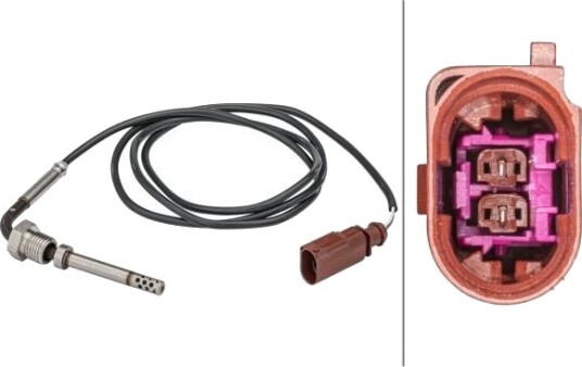 HELLA 6PT 358 181-421 Sensor, eksostemperatur