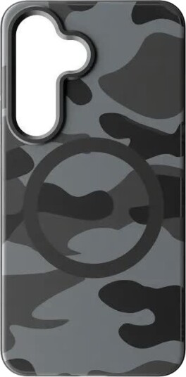 Forcell F-Protect Levels Dual Layer 4D Deksel for Samsung Galaxy S25 - Kompatibel med MagSafe Svart Camo