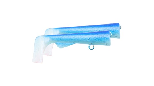 Svartzonker Ugly Louis Paddle tail 2 pack Blue Pearl