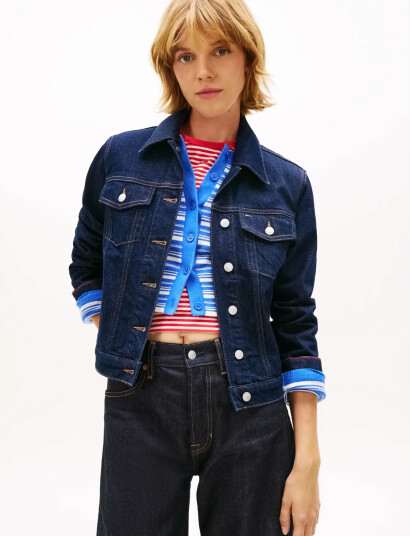Tommy Jeans Classic Trucker Ext Di4156 Navy S