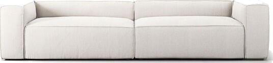 Decotique Grand 4 Seters Sofa Steam/Hvit