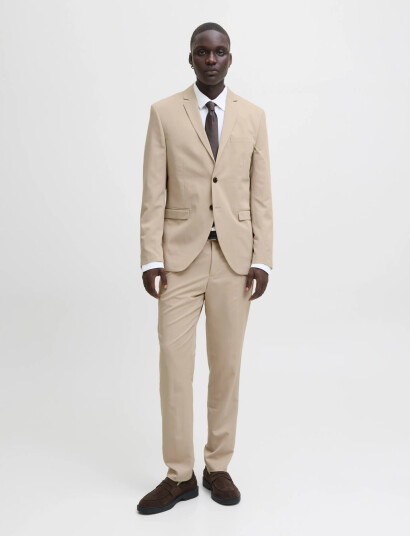 Jack & Jones Jprfranco Suit Noos - Cream - 46