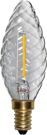 Star Trading LED-pære Mignon vridd Klar E14 Soft Glow 70lm 0,8W