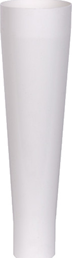 Plastmo overgang til kjetting Ø75mm, hvit white 75 mm Plastmo overgang til kjetting Ø75mm, hvit white 75 mm
