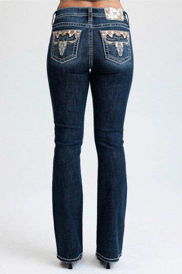 Miss Me Jeans Margot Bootcut Jeans Blå Miss Me Jeans Margot Bootcut Jeans Blå