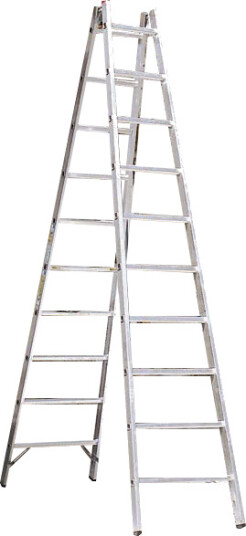 Zarges Wienerstige 30x30 mm 2x6 Trinn 1,8 m