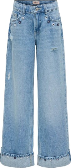 Kids Only Kogmimi Hw Wide Emb Fold Up Dnm Akm Blue 158
