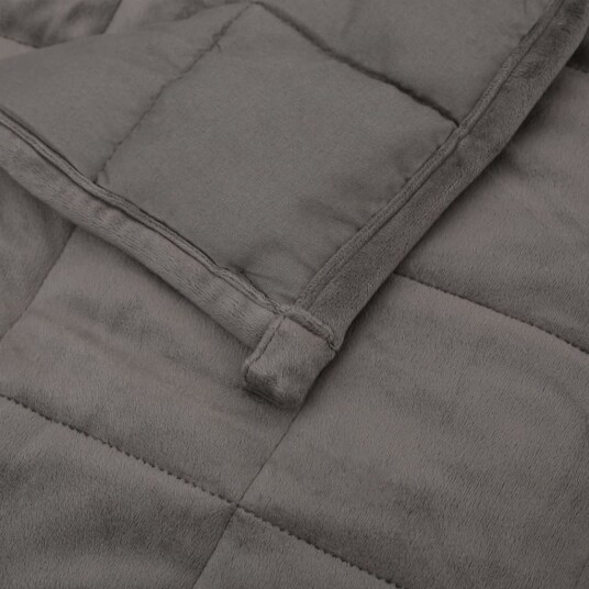 Vidaxl Vektdyne grå 200x220 cm 13 kg stoff Vidaxl Vektdyne grå 200x220 cm 13 kg stoff