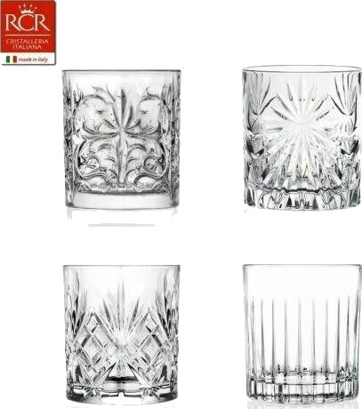 Rcr Mixology Crystal Glass - 4 Tumblere Rcr Mixology Crystal Glass - 4 Tumblere