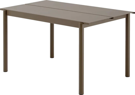 Muuto Linear Steel Spisebord 140X75 cm Taupe
