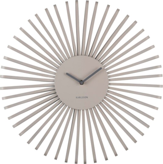 KARLSSON Wall Clock Polo Warm Grey - Grey - Ø 48 CM