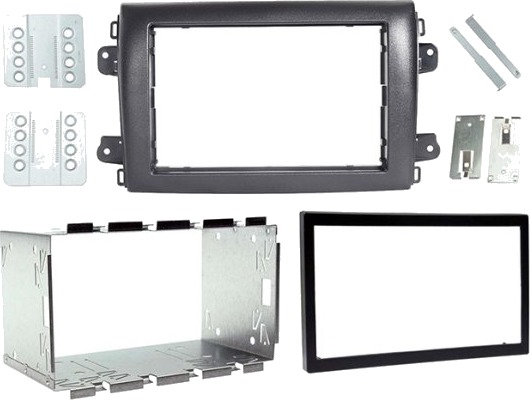 C2 Ct23ft45 2 Din Kit Fiat Ducato 8 Serien Tilb.
