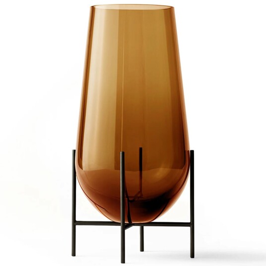 Audo Copenhagen Echasse vase L Ravbronsert messing