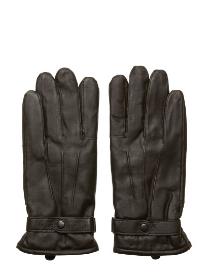 Barbour Barbour Burnish Leather Glove - Black - L